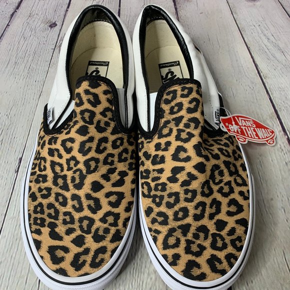 Vans Unisex Leopard Slip On